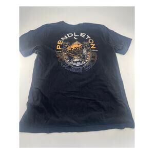 Pendleton Tshirt Adult Large Black Sportswear Preppy Casual Lounge Pullover